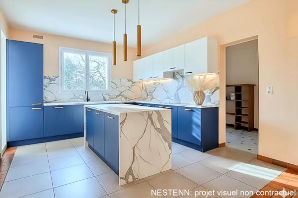 A vendre BILLERE Maison de 245 m² avec 7 chambres et grand garage en sous-sol sur un terrain de 2909 m²