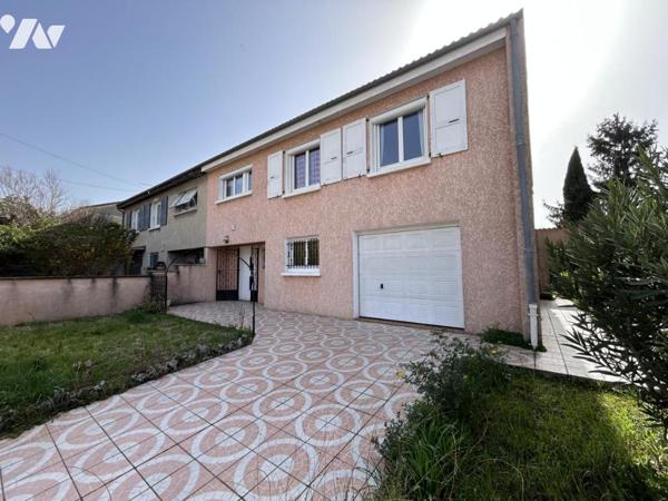 Montélimar, maison mitoyenne 113m2 hab sur parcelle de 198m2.