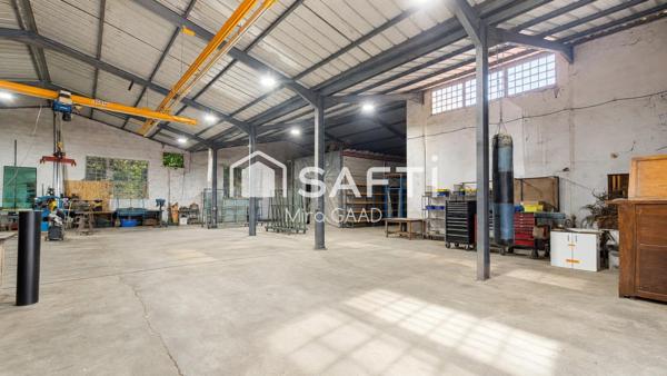 Ensemble maison avec terrain +hangar+dépendances +piscine