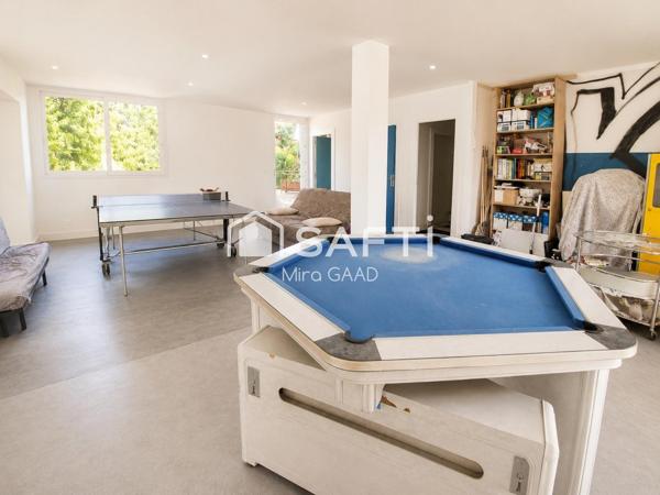 Ensemble maison avec terrain +hangar+dépendances +piscine