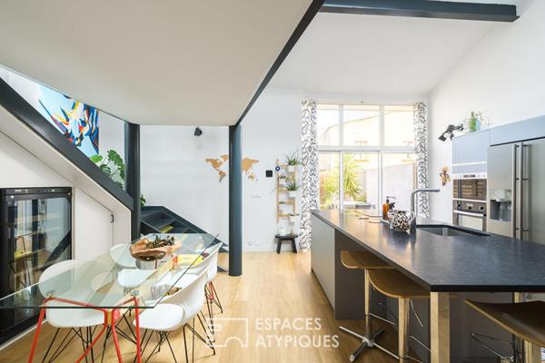 Maison de ville à l’esprit loft