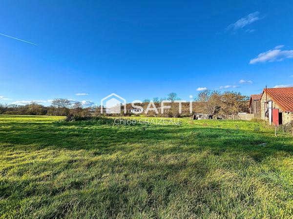 Grange d’environ 120 m² et ses 3 hectares