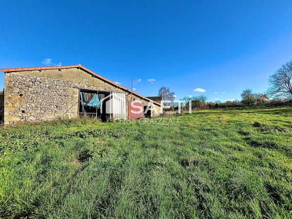 Grange d’environ 120 m² et ses 3 hectares