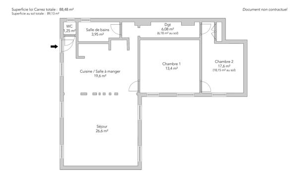 Appartement Paris 10 e - SENTIER / MONTORGUEIL / RUE DES JEÛNEURS
