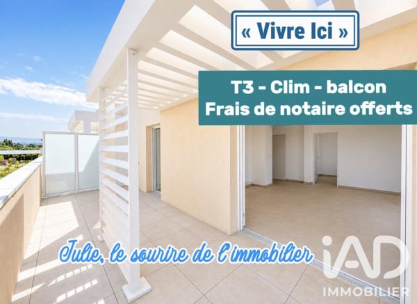 Appartement à vendre 3 pièces 63,56 m² Monteux