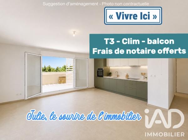 Appartement à vendre 3 pièces 63,56 m² Monteux