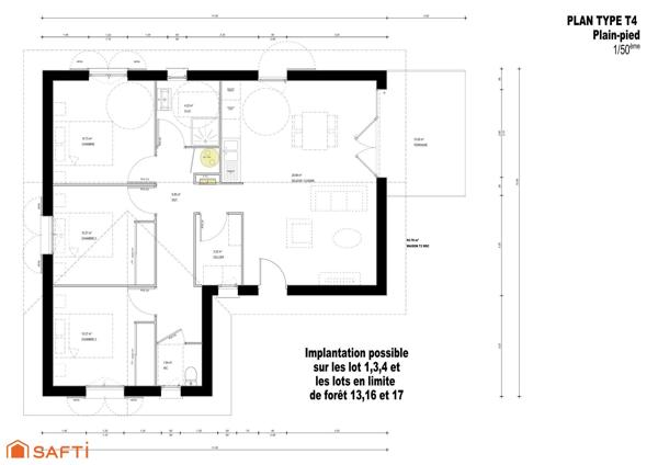 MAISON 80M² PROJET CLE EN MAIN A 10MIN D'OLORON SAINTE-MARIE