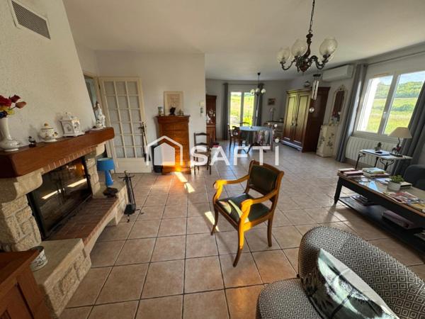 Maison 135 m² - Terrain 1285m² sans vis à vis - 4 chambres