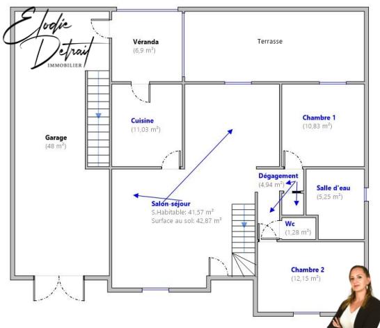 Maison 7 pièces - 147 m²