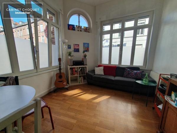 LOGEMENT F4 EN TRIPLEX + BALCON - IDEAL COLOCATION A LOUER - LILLE GAMBETTA - REPUBLIQUE - 77 m 2 - 1 399 € charges comprises par mois