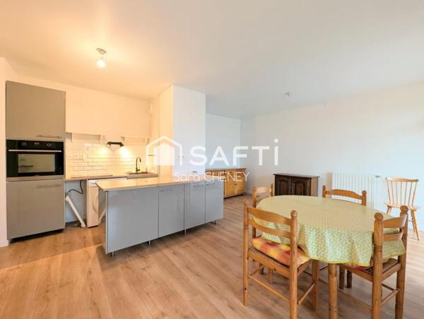 Appartement T3 avec terrasse et parking couvert