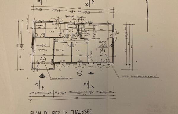 Maison de plain pied 3 chambres