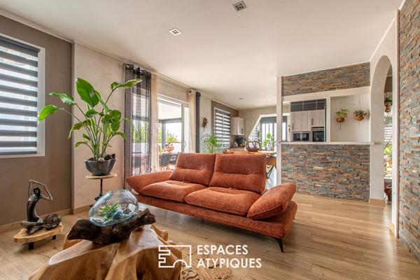 Maison en coeur de ville proche océan