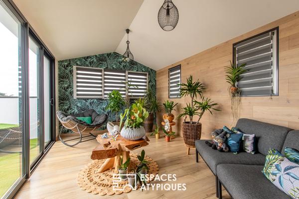 Maison en coeur de ville proche océan