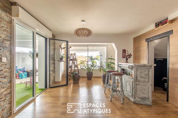 Maison en coeur de ville proche océan