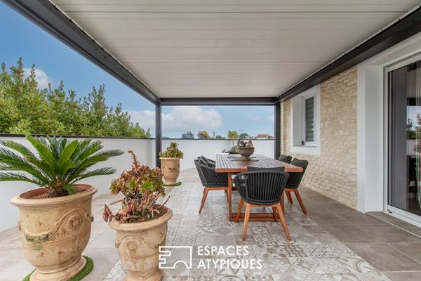 Maison en coeur de ville proche océan