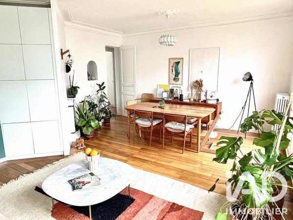 Appartement à vendre 4 pièces 72 m² Paris 19