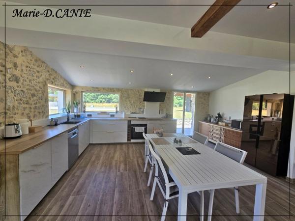 Maison à vendre 6 pièces BARBASTE (47) limite lot-et-Garonne/Landes