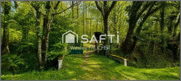 Terrain de loisirs avec chalets bois