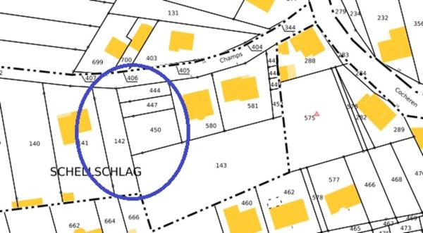 Terrain de 1383m² à vendre sur la commune de THEDING (57)