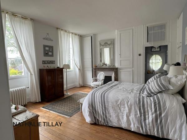 Saint-Jean-le-Blanc, proche Orleans, à vendre, maison de Maitre du XIXème de 423 m² habitables, avec piscine, parc arboré de 4 655 m²