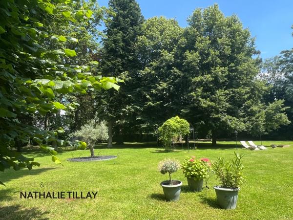 Saint-Jean-le-Blanc, proche Orleans, à vendre, maison de Maitre du XIXème de 423 m² habitables, avec piscine, parc arboré de 4 655 m²