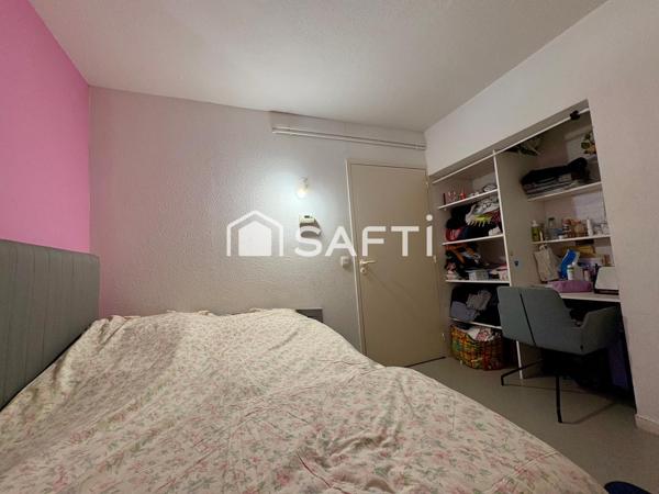 Appartement T2 transformé en T3