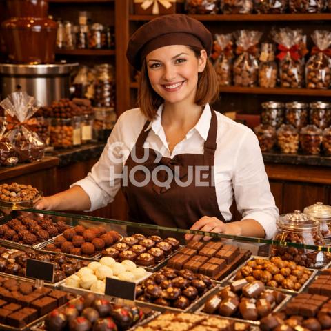MAGASIN DE CHOCOLATS SOUS ENSEIGNE -  PROCHE DE FONTAINEBLEAU