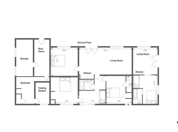 Essert-Romand, Immeuble 14 Chambres -  548 m² à vendre