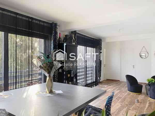 Appartement 106m²,Terrasse vue dégagée, métro 11