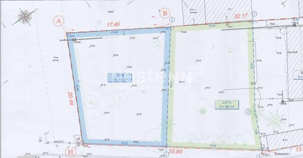 Terrain Bois D Arcy 361 m2 Lot A