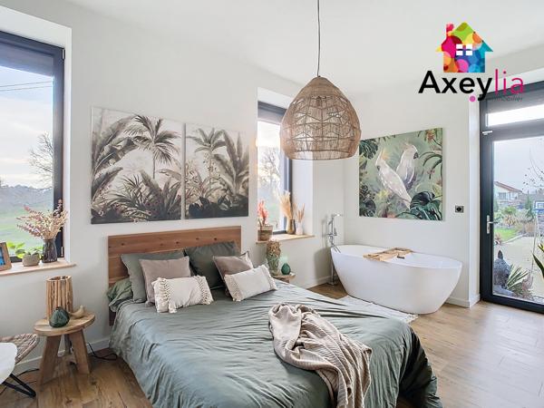 Perreux (42120) A VENDRE - PERREUX - PROPRIÉTÉ DE 3,3ha AVEC ANCIEN CUVAGE RÉNOVÉ, DÉPENDANCES, GRANGE AMÉNAGÉE ET PISCINE