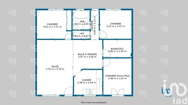Maison à vendre 4 pièces 90 m² Cavignac