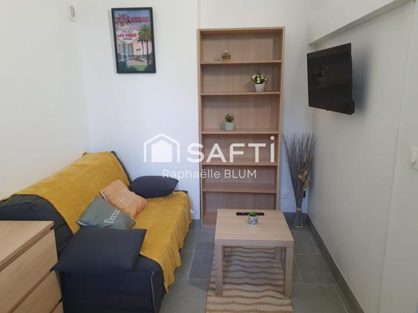 Studio  rénové et meublé  avec mezzanine