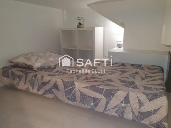 Studio  rénové et meublé  avec mezzanine