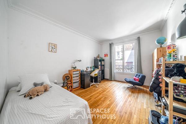 Appartement familial au charme art déco revisité