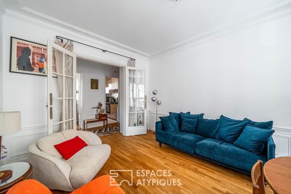 Appartement familial au charme art déco revisité