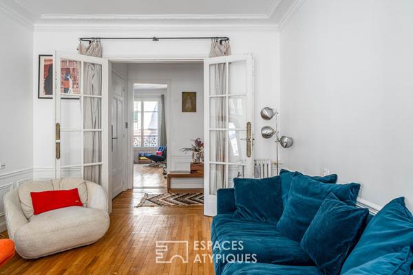 Appartement familial au charme art déco revisité