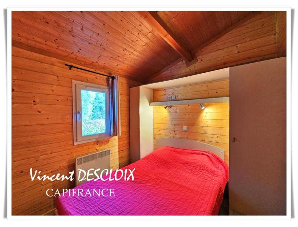 Chalet à vendre 3 pièces au bord du Lac des Settons, sur terrain clos de 486m²