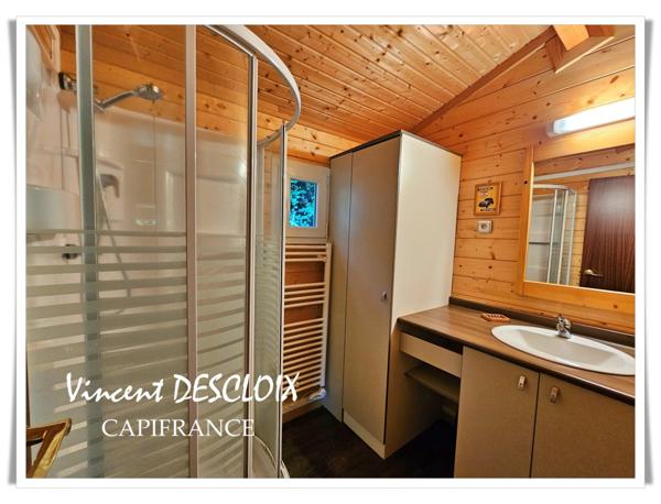 Chalet à vendre 3 pièces au bord du Lac des Settons, sur terrain clos de 486m²