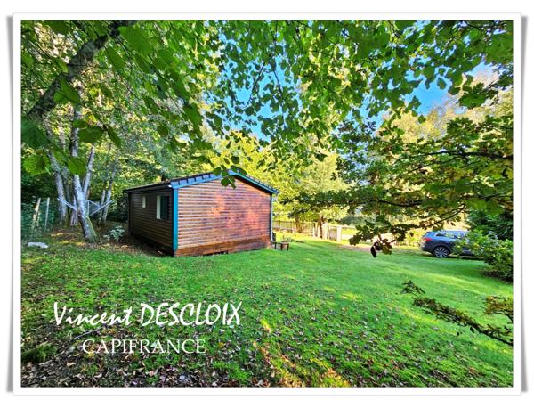 Chalet à vendre 3 pièces au bord du Lac des Settons, sur terrain clos de 486m²