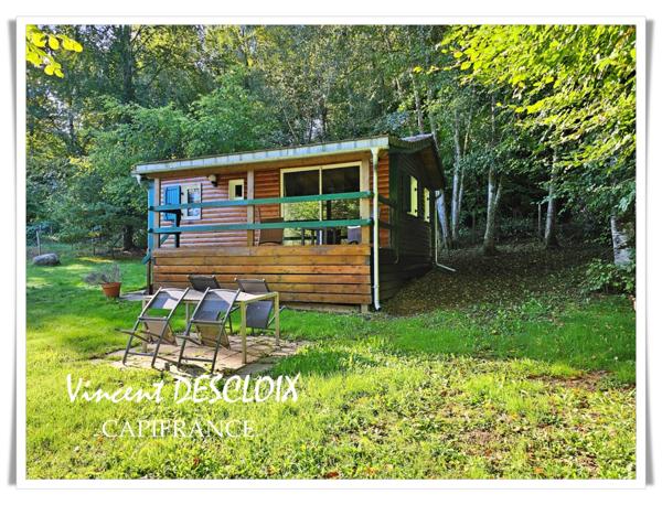 Chalet à vendre 3 pièces au bord du Lac des Settons, sur terrain clos de 486m²