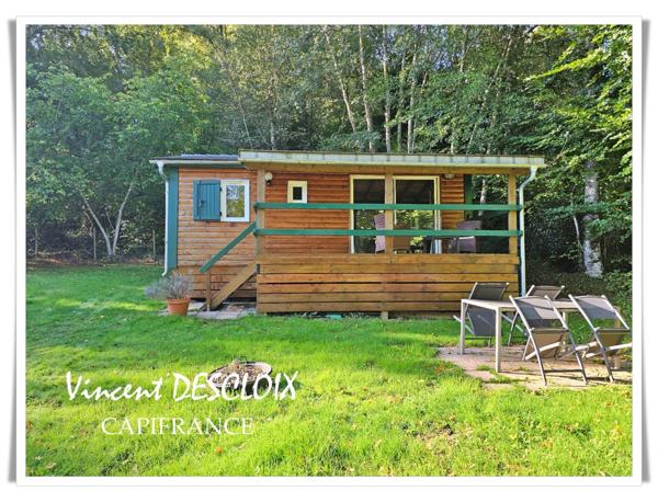 Chalet à vendre 3 pièces au bord du Lac des Settons, sur terrain clos de 486m²