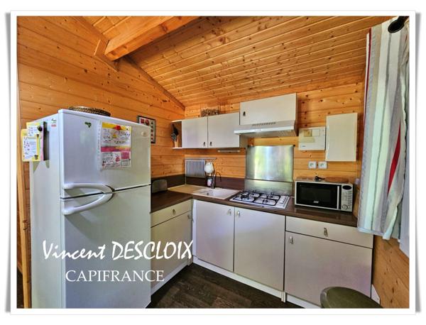 Chalet à vendre 3 pièces au bord du Lac des Settons, sur terrain clos de 486m²