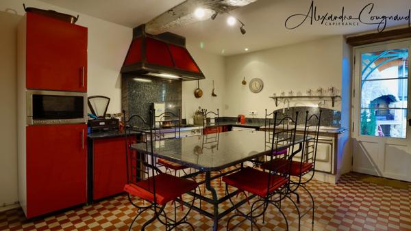 Dourgne centre - Maison de caractère 360 m², 10 chambres avec gîte, proche commerce et groupe scolaire