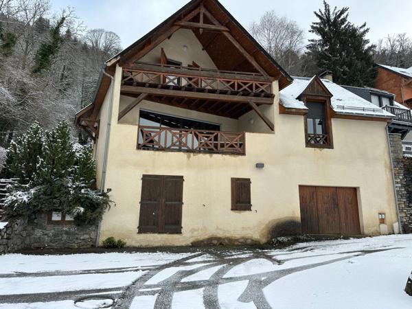 Chalet meublé 12 couchages à 5 minutes de Saint Lary Soulan (65) + T2 aménageable