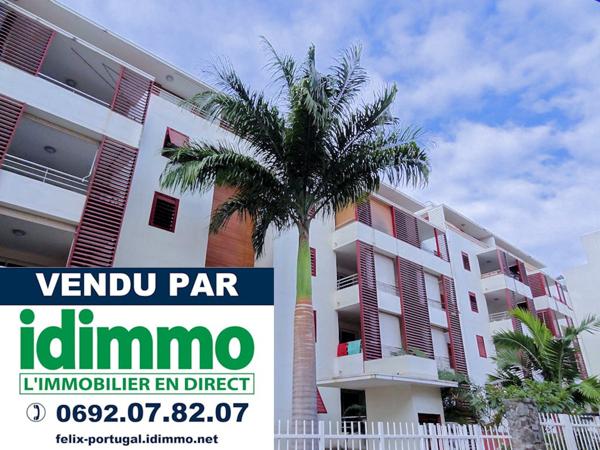 TROP TARD DÉJÀ VENDU PAR IDIMMO : Ste Clotilde proximité Clinique, joli T3 de 64m² avec vue mer ! Saint-Denis (97490)