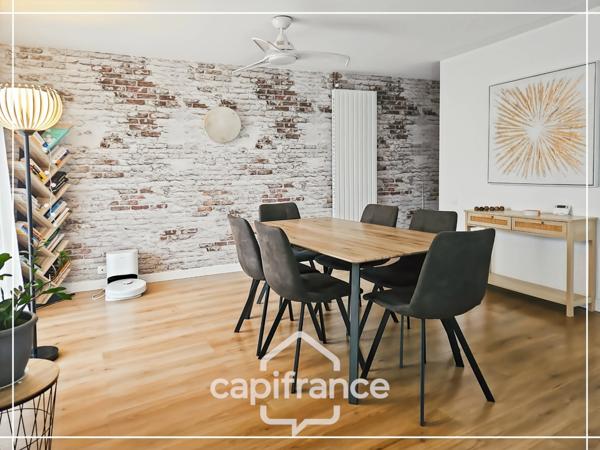 Maison en pierre pleine de charme 170 m², 4 chambres, un bureau, jardin clos, commodités et bus à pied