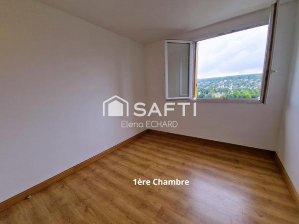 Appartement F4 à vendre à Mantes-la-Jolie d'environ 72m2