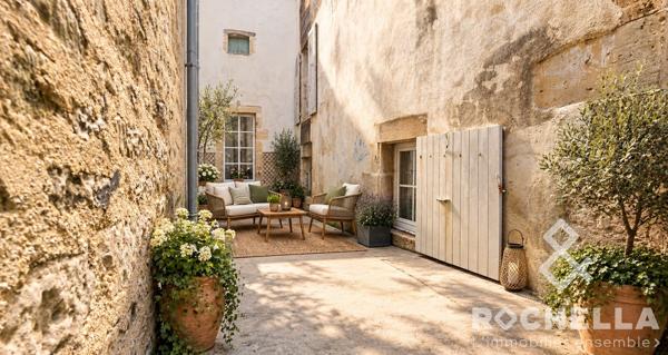 Maison de ville avec petite cour